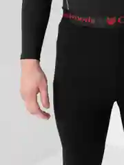 Черный термобелье мужское, кальсоны