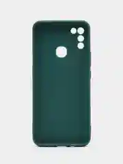 Зеленый чехол матовый Infinix Hot 20, 20i, 10 Play, 10s, 11 Play, 12 Play, 12i, Note 12, Smart 6+