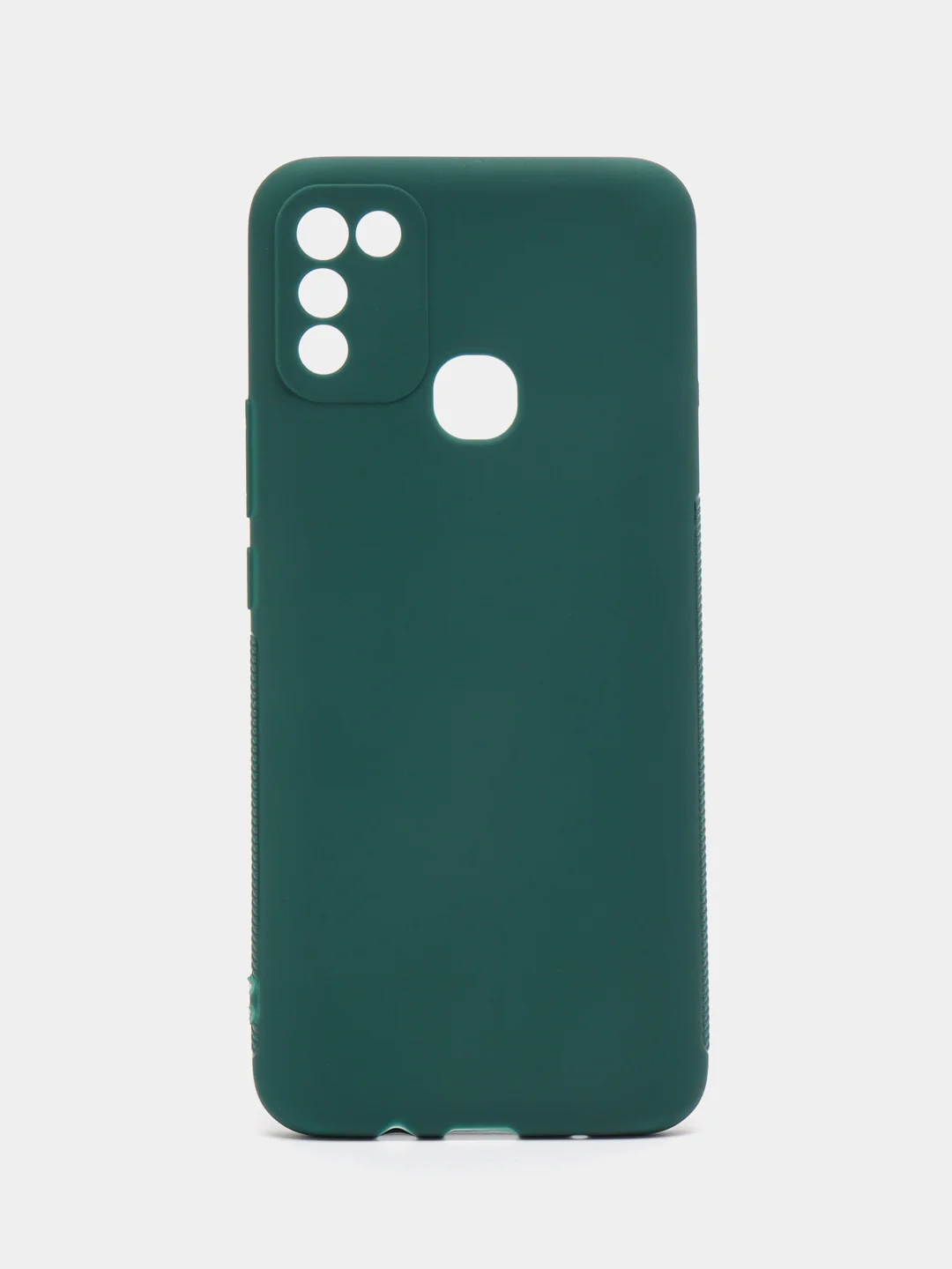 Зеленый чехол матовый Infinix Hot 20, 20i, 10 Play, 10s, 11 Play, 12 Play, 12i, Note 12, Smart 6+