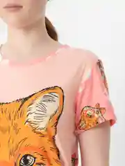 Коралловый пижама женская, с принтом