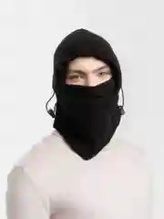 Черный балаклава флисовая