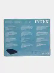 Надувной матрас Intex, велюровый, с насосом