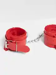 Красный наручники БДСМ, мягкие