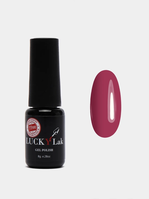 Гель лак Luckylak Kapsula 42 8g, красный, темно розовый для маникюра и педикюра
