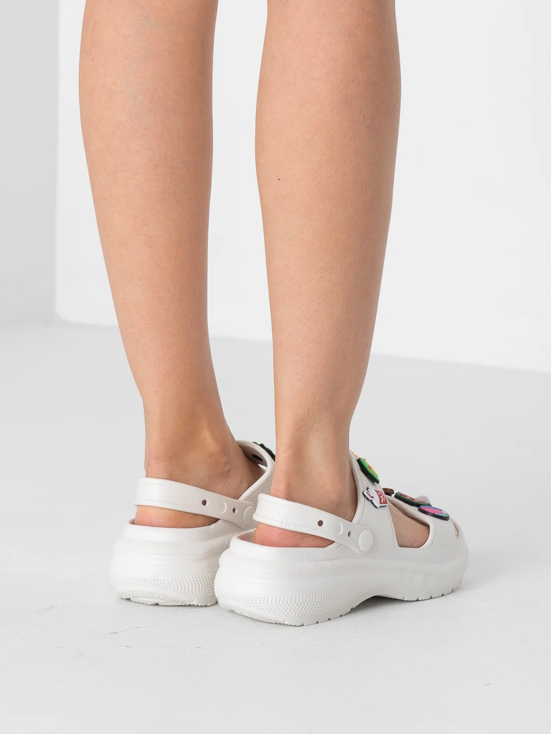 Белый сабо женские, сандалии IZI, размеры 36-40
