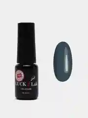 Синий меланж гель лак Luckylak Coler 12, 8 г, серо-зеленый для маникюра и педикюра