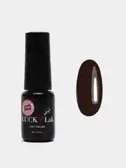 Тёмно-коричневый гель лак для ногтей Luckylak Coler 01 8g, коричневый для маникюра и педикюра