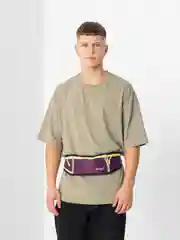 Фиолетовый сумка на пояс, спортивная, сумка для фитнеса