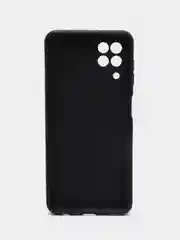 Угольный чехол для Samsung A22 (самсунг), силиконовый, с принтом