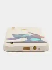 Золотой чехол силиконовый с принтом и защитой камеры для Tecno Spark 6 Go