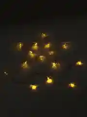 Белый гирлянда-штора светодиодная "Звезды"