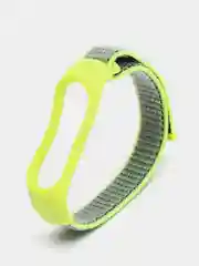 Лесной зеленый ремешок нейлоновый на липучке для Xiaomi Mi Band 3, Mi Band 4, Band 5, Band 6, Mi Band 7