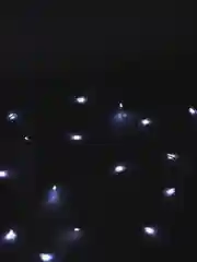 Белый гирлянда-штора светодиодная