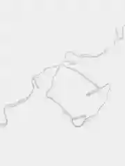Белый гирлянда-штора светодиодная