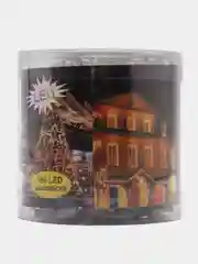 Желтый гирлянда-штора светодиодная