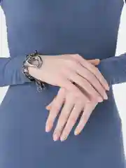 Бежевый женский браслет-цепь