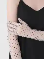 Бордовый перчатки длинные атласные сетчатые женские, 15 цветов