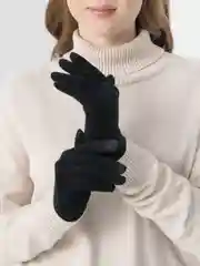 Черные перчатки сенсорные
