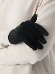 Черные перчатки сенсорные