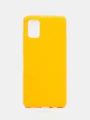 Желтый силиконовый чехол для Samsung Galaxy A51 (SM-A515F) (Самсунг Галакси А51), прозрачный