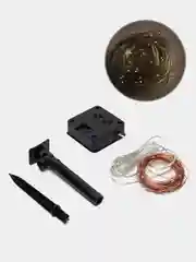 Желтый гирлянда LED на солнечных батареях, 100LED,  200LED,  300LED