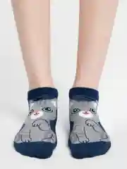 Прозрачный носки с кошками, женские, 34-39