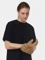 Горчичный перчатки тактические
