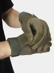 Зелёный хаки перчатки тактические
