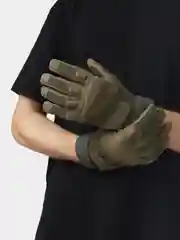 Зелёный хаки перчатки тактические