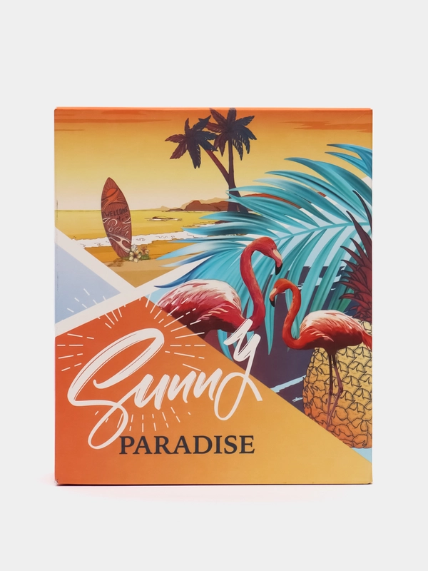 Подарочный набор SUNNY PARADISE: гель для душа, 200 мл + пена для ванн, 200 мл