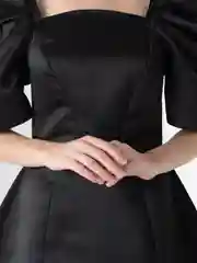 Черный вечернее женское платье