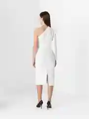 Белый вечернее платье