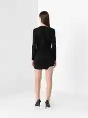 Черный женское платье
