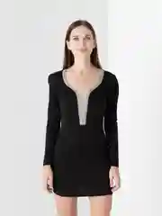 Черный платье женское