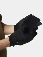 Черный перчатки спортивные сенсорные