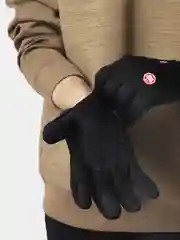 Черный перчатки спортивные сенсорные