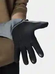 Серый перчатки спортивные сенсорные