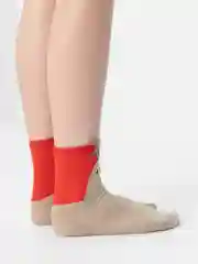 Бежевый носки новогодние