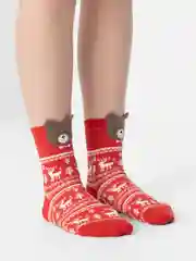 Багровый носки новогодние