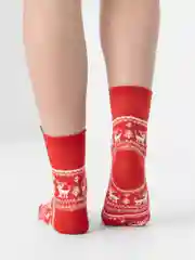 Багровый носки новогодние