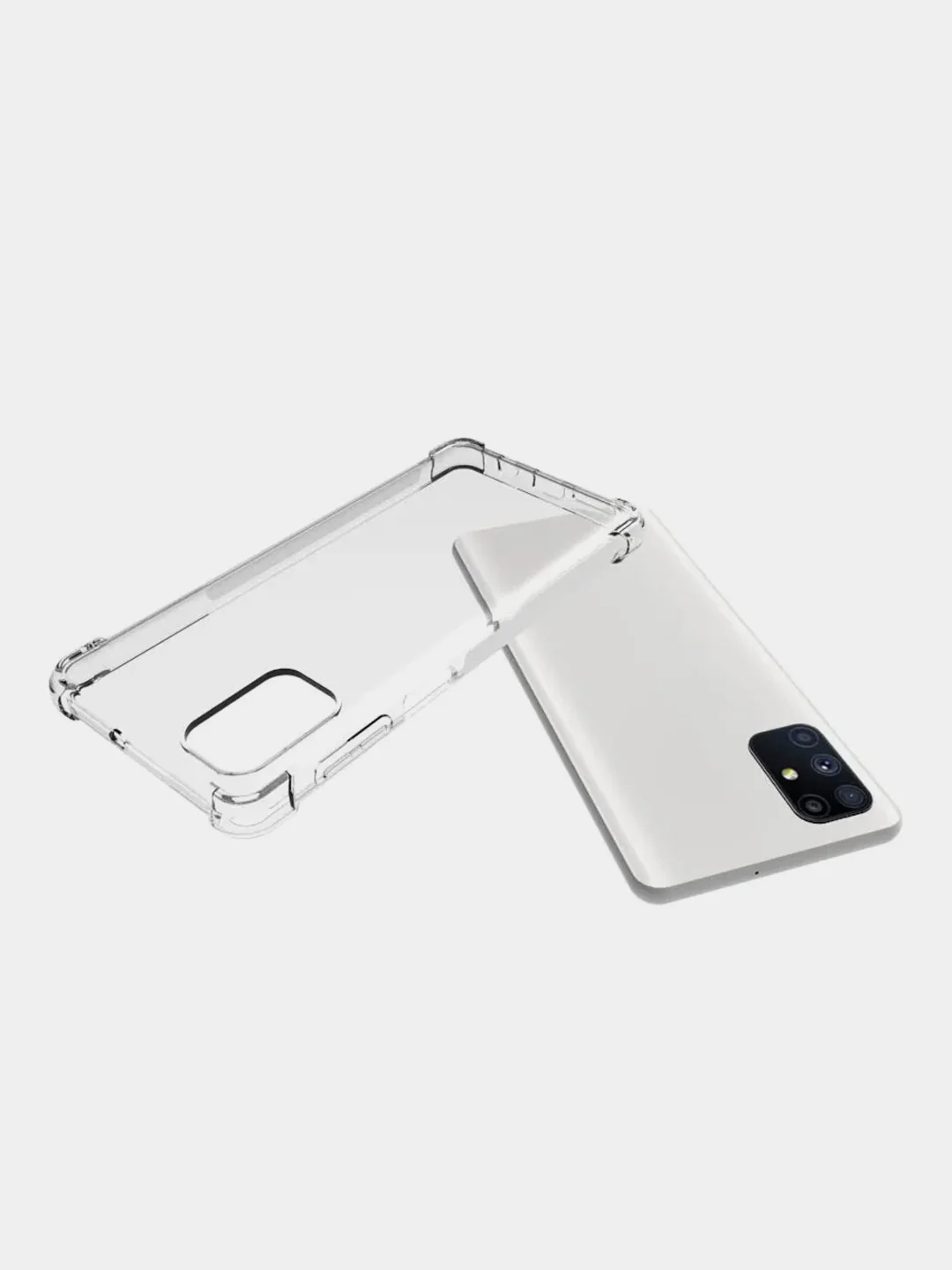 Силиконовый чехол для Samsung A03, A03S, A13, A23, A33, A53, A73 с усиленными краями