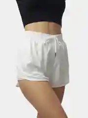 Белый шорты женские спортивные
