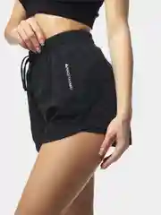 Черный шорты женские спортивные