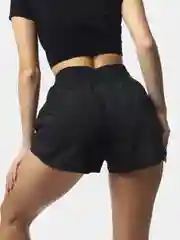 Черный шорты женские спортивные