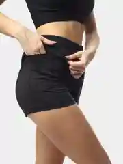 Черный шорты женские спортивные