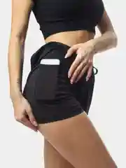 Черный шорты женские спортивные
