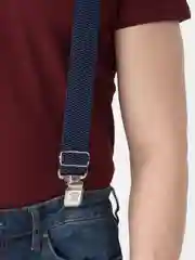 Серый подтяжки мужские