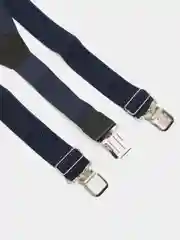 Серый подтяжки мужские