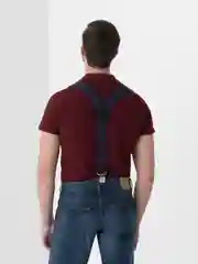 Серый подтяжки мужские