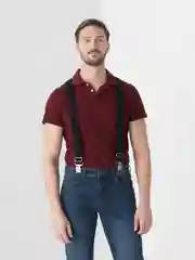 Черный подтяжки мужские